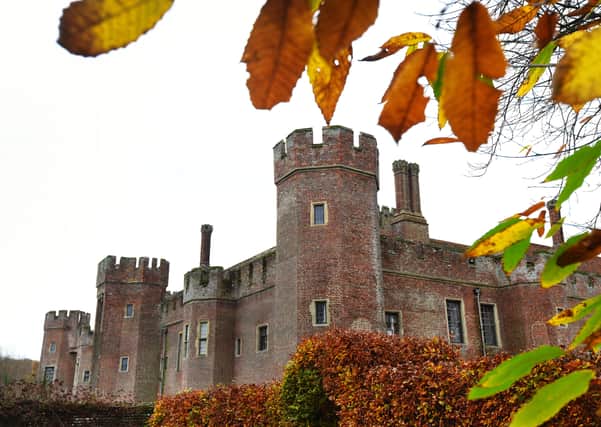 The grounds and gardens of Herstmonceux Castle will open as part of The National Garden Scheme. Photograph, taken in autumn 2020, by Justin Lycett/ SUS-201118-153741001