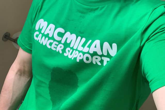 Jared Lloyd ran 300km during March to raise money for Macmillan Cancer Support