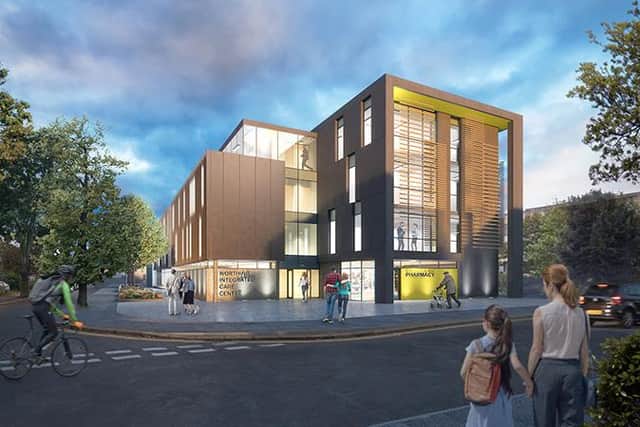 An artist's impression of the new health hub in Stoke Abbott Road. Picture: Adur & Worthing Councils