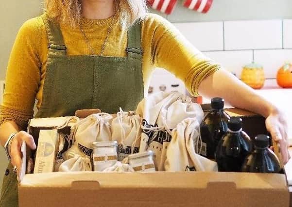 Everything comes in durable and reusable plastic-free packaging