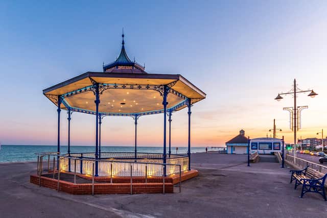 Renovations at Bognor'  bandstand have been completed. Photo by Sloane&Brown and Richard Sheriff.