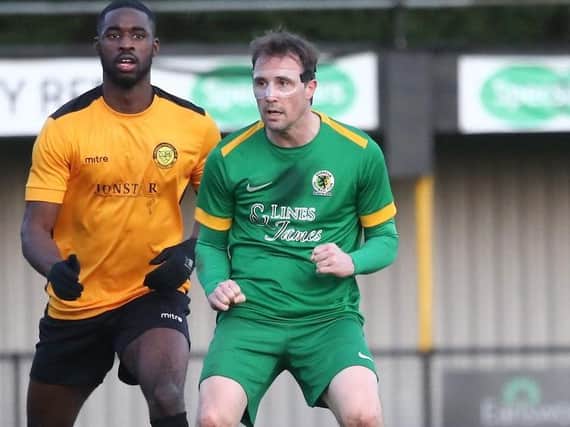 Horsham legend Gary Charman has committed to the club for the 2021-22 season. Picture by John Lines