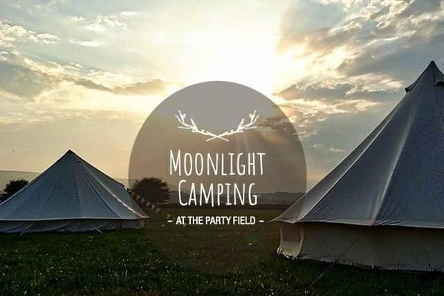 Moonlight camping