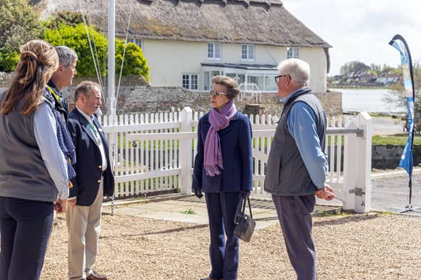 Her Royal Highness, The Princess Royal during a visit to Bosham on Wednesday, May 12, 2021. Picture: Paul Adams