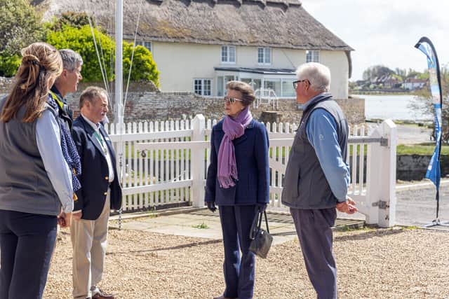 Her Royal Highness, The Princess Royal during a visit to Bosham on Wednesday, May 12, 2021. Picture: Paul Adams