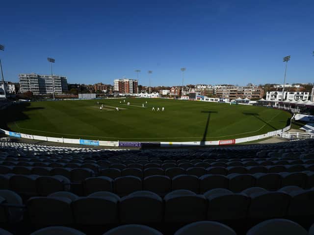All that was missing was a crowd on a lovely day for cricket at Hove / Picture: Getty