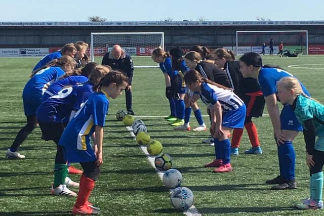 Holiday football fun for juniors at Eastbourne Borough
