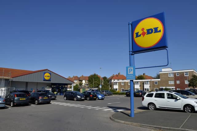 Lidl store in Seaside, Eastbourne (Photo by Jon Rigby) SUS-190919-105443008