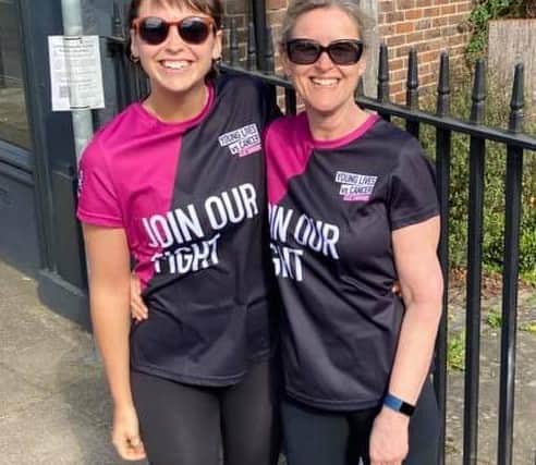 Abi and Helen Mackinnon hiked 100 miles along the South Downs Way to raise money for CLIC Sargent