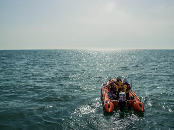 On the scene. Photo: Shoreham Lifeboat RNLI