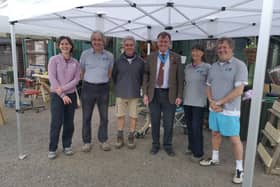 Dr Tim Fooks with the five trustees at Horsham & Shipley Community Project SUS-210405-105923001