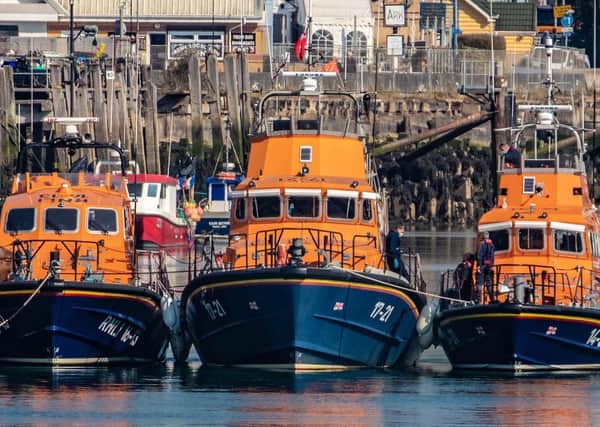 The lifeboats in Newhaven. Photo by Daniel Moon
