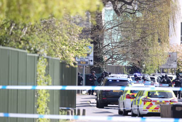 The scene of the incident.