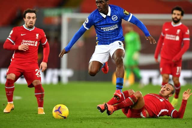 Brighton midfielder Yves Bissouma has been linked with a move to Liverpool this summer