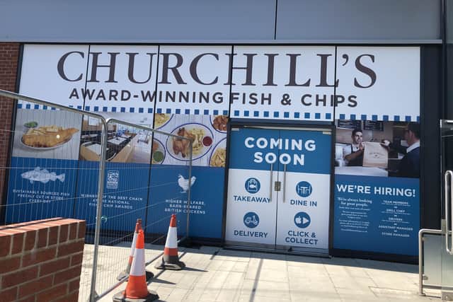 Churchill's prepare to open at Langney Shopping Centre SUS-210427-132944001