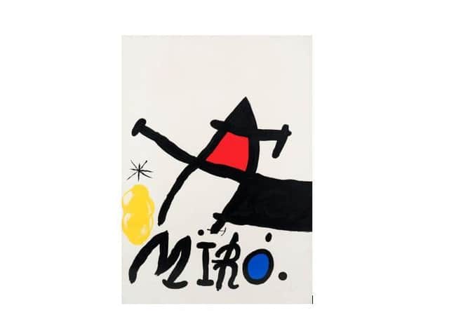 Joan Miró, Paris Mât, 1971 © Successió Miró ADAGP, Paris and DACS London 2021. Courtesy Galerie Lelong & Co. Paris