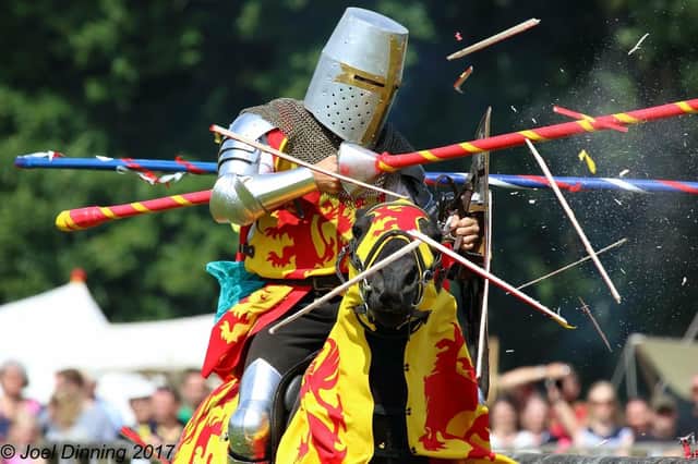 All the action at Loxwood Joust SUS-210428-093210001