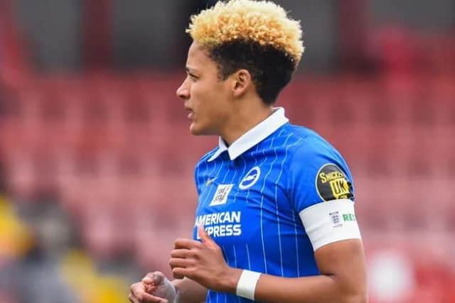 Brighton captain Victoria Williams has previous spoken about the racist abuse she suffered as a child