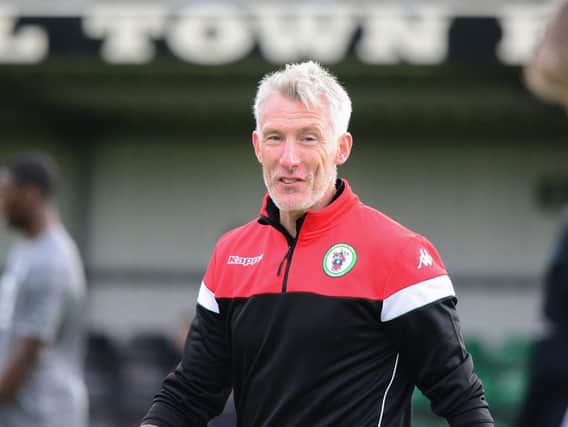 Burgess Hill Town first team manager Jay Lovett. Picture by Chris Neal