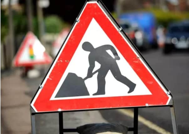 Lane closures will be in place along the A27