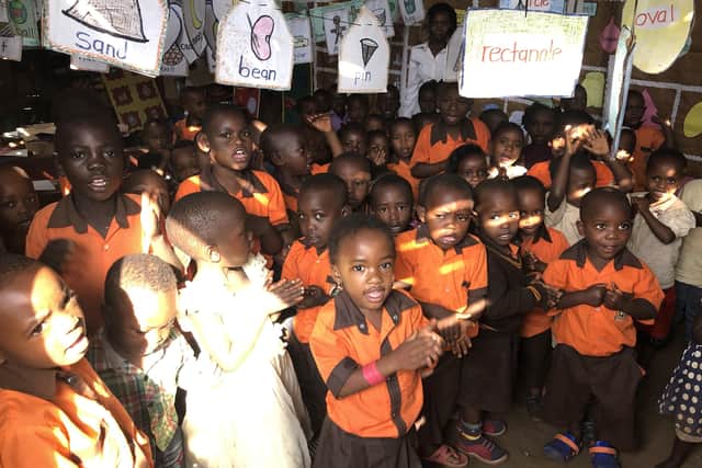Early learning for refugee children in Kyaka II refugee settlement, Uganda