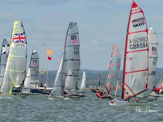 Chichester Harbour Race Week action