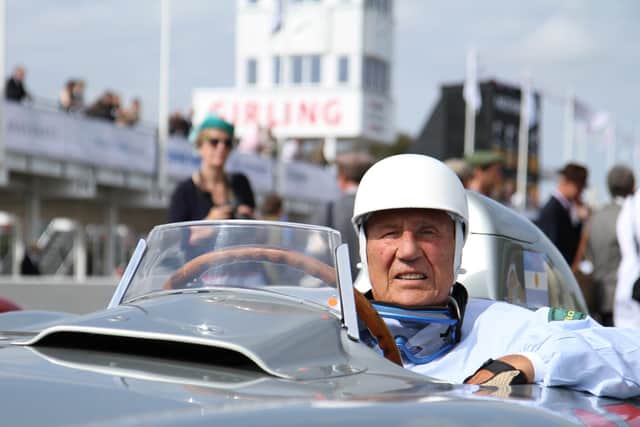 Sir Stirling Moss at the 2011 Goodwood Revival - Photo by Adam Beresford