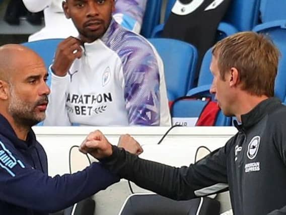 Pep Guardiola and Graham Potter share a similar footballing philosophy