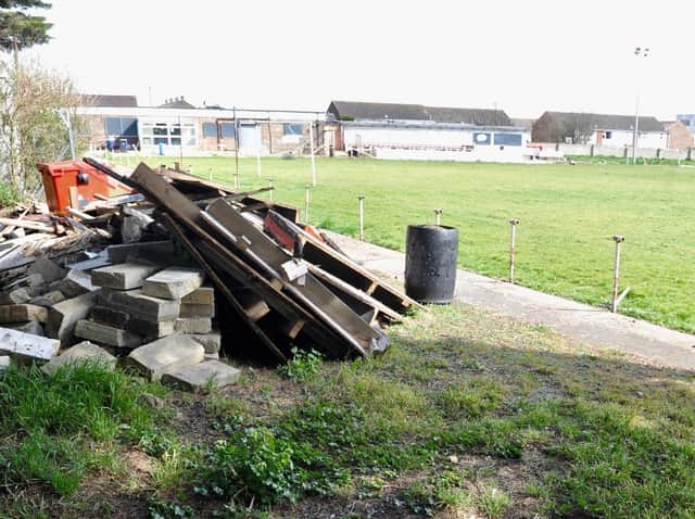 Pictures taken last month show the amount of work needed at Old Barn Way