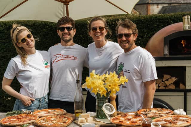 After losing their jobs at a restaurant during lockdown, Pippa Grundy and Rosie Broad, along with their partners Pete Greenhalgh and Craig Holden, have set up a new pizza business in East Wittering. Photo: Marc Perry Photography