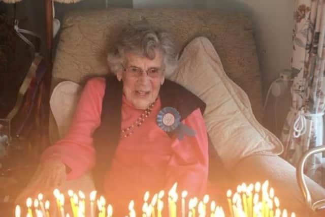 Retired teacher Molly Pope celebrated her 100th birthday on April 13