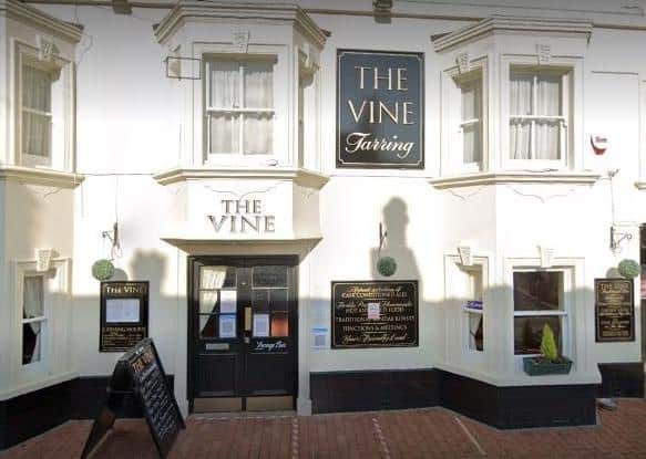 The Vine pub in Tarring, Worthing. Picture: Google Street View