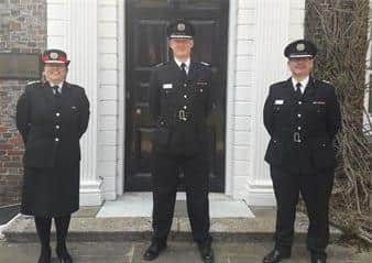 Mark Matthews (centre). Photo from East Sussex Fire & Rescue. SUS-210505-120634001