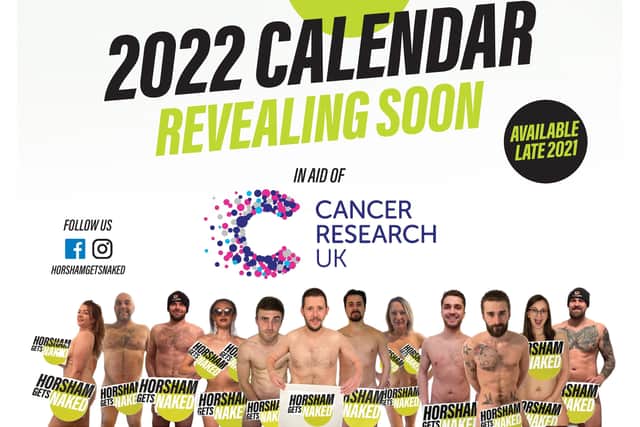 Horsham Gets Naked 2022 calendar poster SUS-210505-091856001