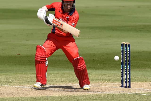 Travis Head at the crease for South Australia / Picture: Getty
