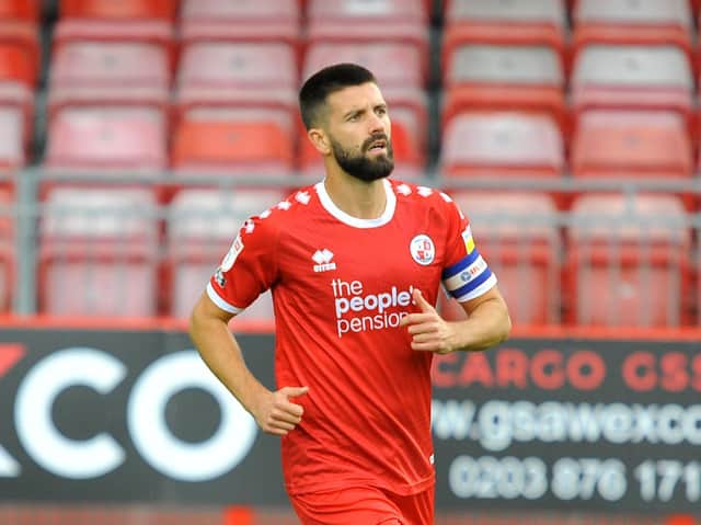 George Francomb scored Crawley Town's winner in the 1-0 victory at Bolton Wanderers in January. Picture by Steve Robards