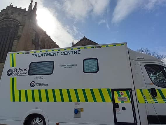 The mobile vaccine ambulance will move to Hove this Sunday (May 9)