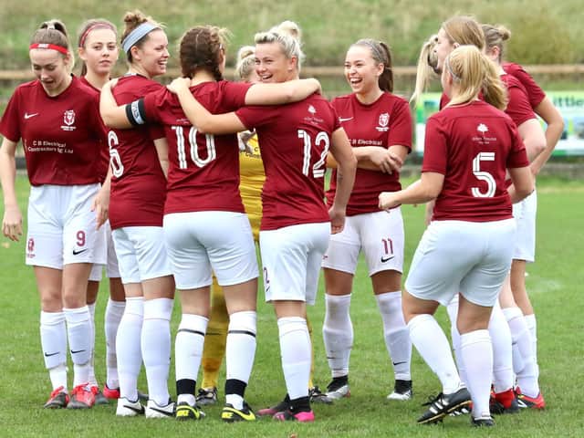 Hastings United Women have won seven matches out of nine - and need one more victory for the Sussex premier division title / Picture: Joe Knight