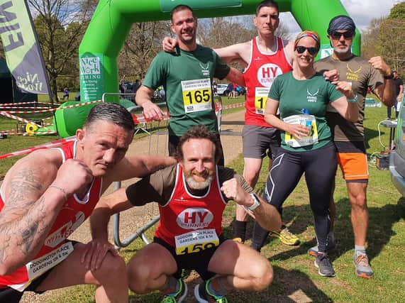 HY Runners at the Doddington Place Gardens race in Kent