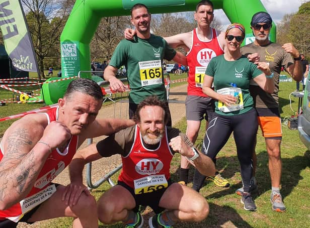 HY Runners at the Doddington Place Gardens race in Kent