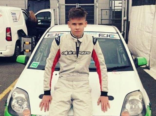 Sixteen-year-old Alex Sprange has been defying expectations in the BRSCC Fiesta Junior Championship. Picture courtesy of Sally Sprange