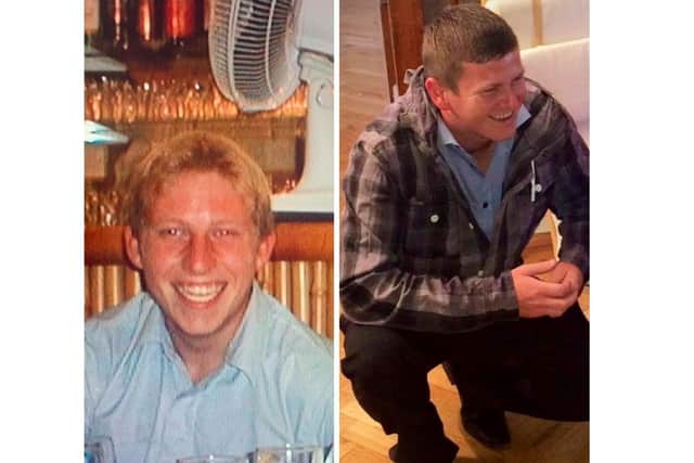 Tributes have been paid to Dean Bridger and Darren Grant SUS-210705-175851001