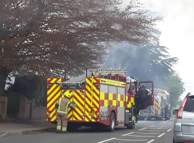 Fire in Littlehampton Road, Ferring