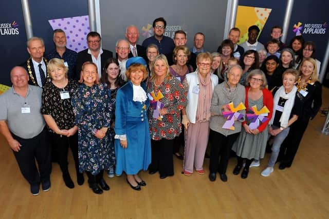 Winners at the first Mid Sussex Applauds event, held in 2019