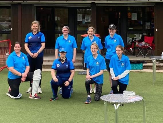 Horley CC Ladies were victorious in their first-ever league match. Pictures courtesy of Katie Field