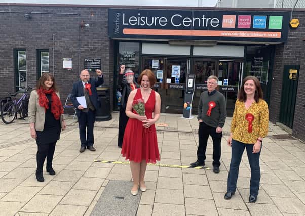 Newly-elected Labour Worthing borough councillors celebrate