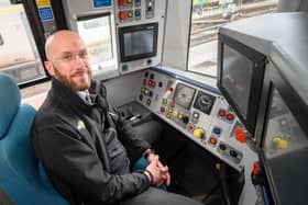 Hurstpierpoint train driver  Andy Johnson. Picture: Peter Alvey