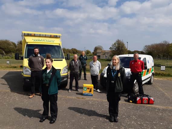 A father and son from Selsey have been reunited with some of the ambulance crews, volunteers and members of the public who came to their aid after they both required resuscitating within three years of each other