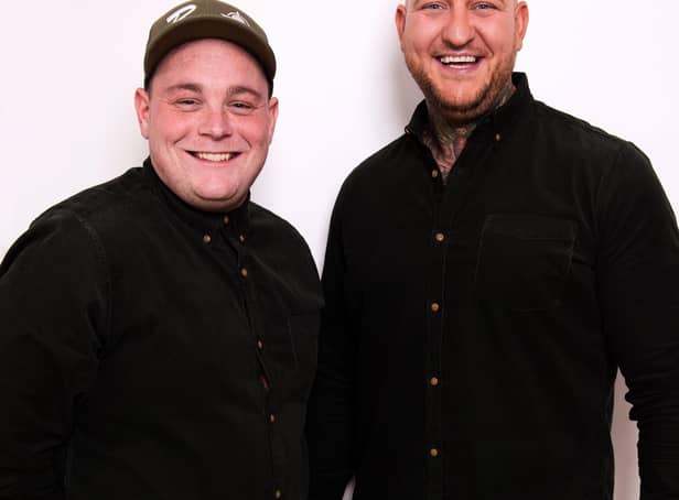 Brad Hanson from Littlehampton and Sam Hughes from Bognor Regis, also known as ‘The Bald Builders’