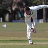 Sixteen-year-old bowler Jayson Butler caught the eye in Lindfield CC's defeat to Horsham CC. Pictures courtesy of Gareth Cater